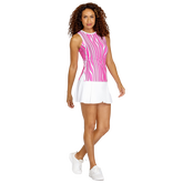 Calandra Crew Neck Tennis Tank Top