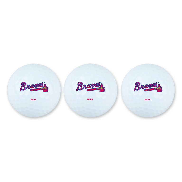 Team Effort Atlanta Braves Golf Ball 3 Pack