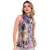Siren Collection: Cobra Sleeveless Quarter Zip Top