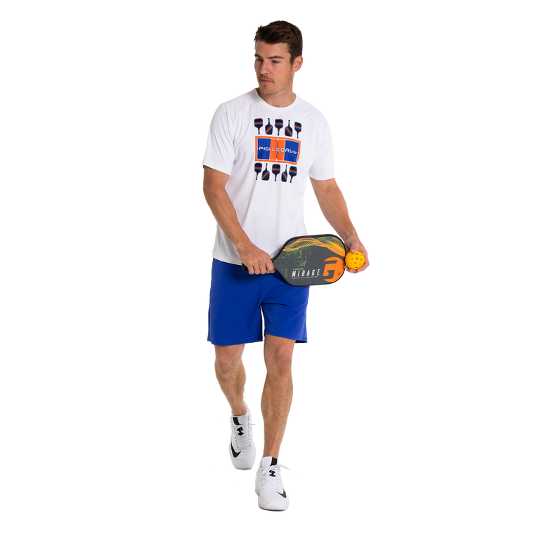 Court Haley Pickleball Court & Paddles Men's Crew Neck TShirt PGA TOUR Superstore