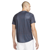 Alternate View 3 of NikeCourt Dri-FIT Victory Grid Print V-Neck Shirt