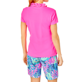 Alternate View 1 of Frida Ruffle Short Sleeve Polo Top