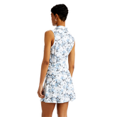 Alternate View 1 of Floral Print Silky Tech Sleeveless Polo