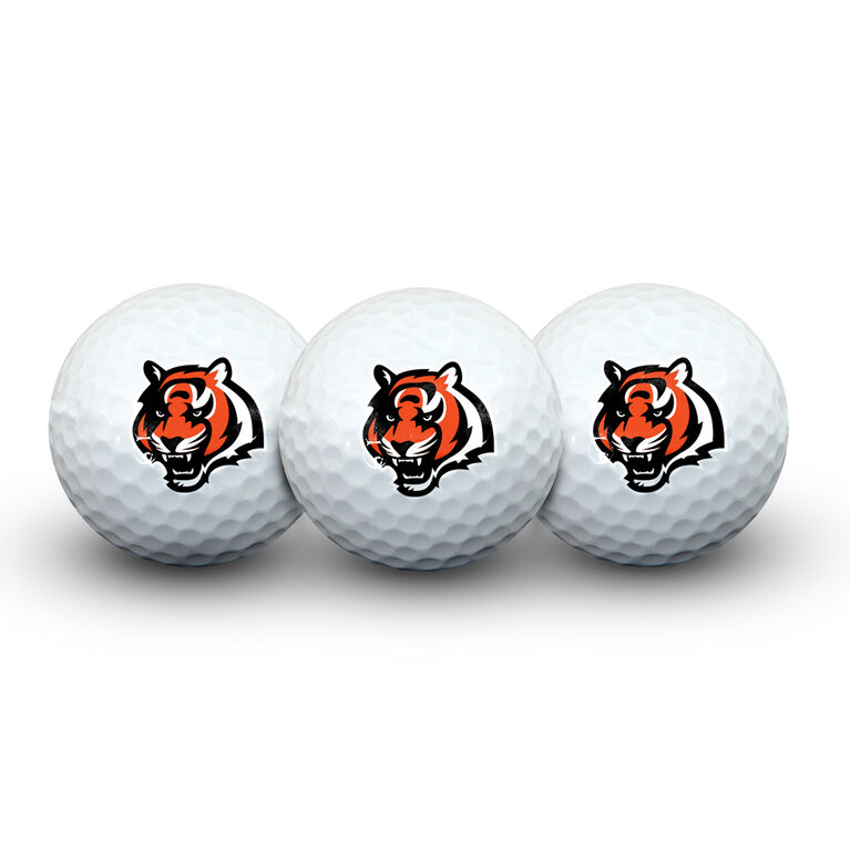 Team Effort Cincinnati Bengals Golf Ball 3 Pack