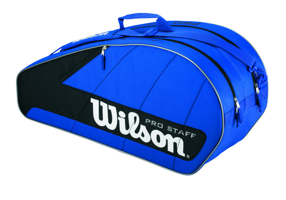Wilson Pro Staff 6 Pack Tennis Bag Blue/Blk 