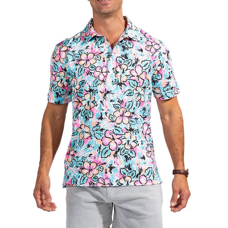 Chubbies The Bright Floral Polo PGA TOUR Superstore