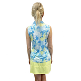 Alternate View 2 of Citrus Rain Collection: Floral V-Neck Sleeveless Top