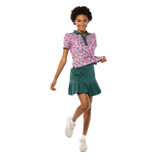 Alternate View 3 of Reagan Rouje Bouquet Short Sleeve Polo