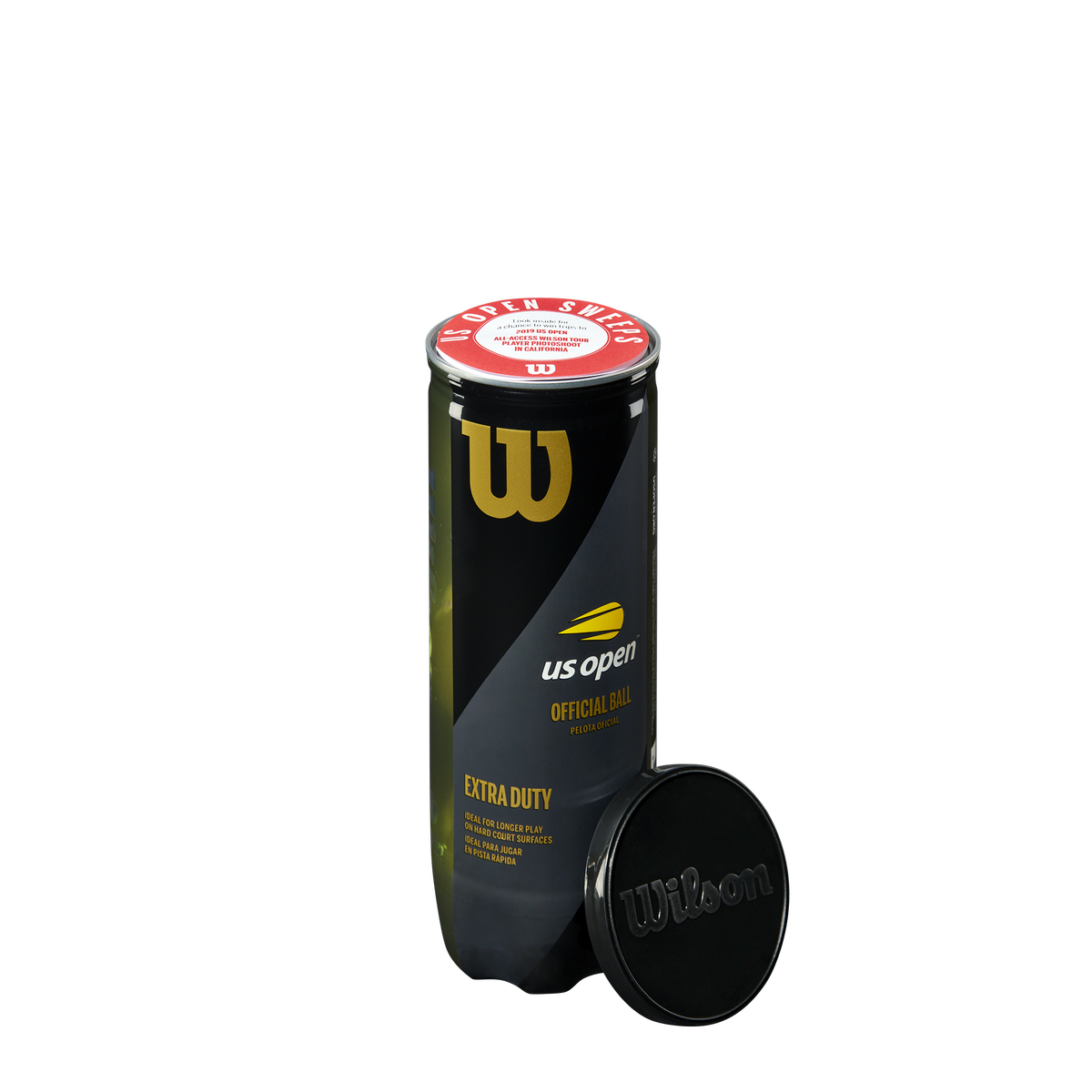 Wilson US Open 40th Anniversary Promo Tennis Balls 3 Pk Extra Duty
