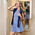 Sapphire Sunrise 15&quot; Stretch Skort