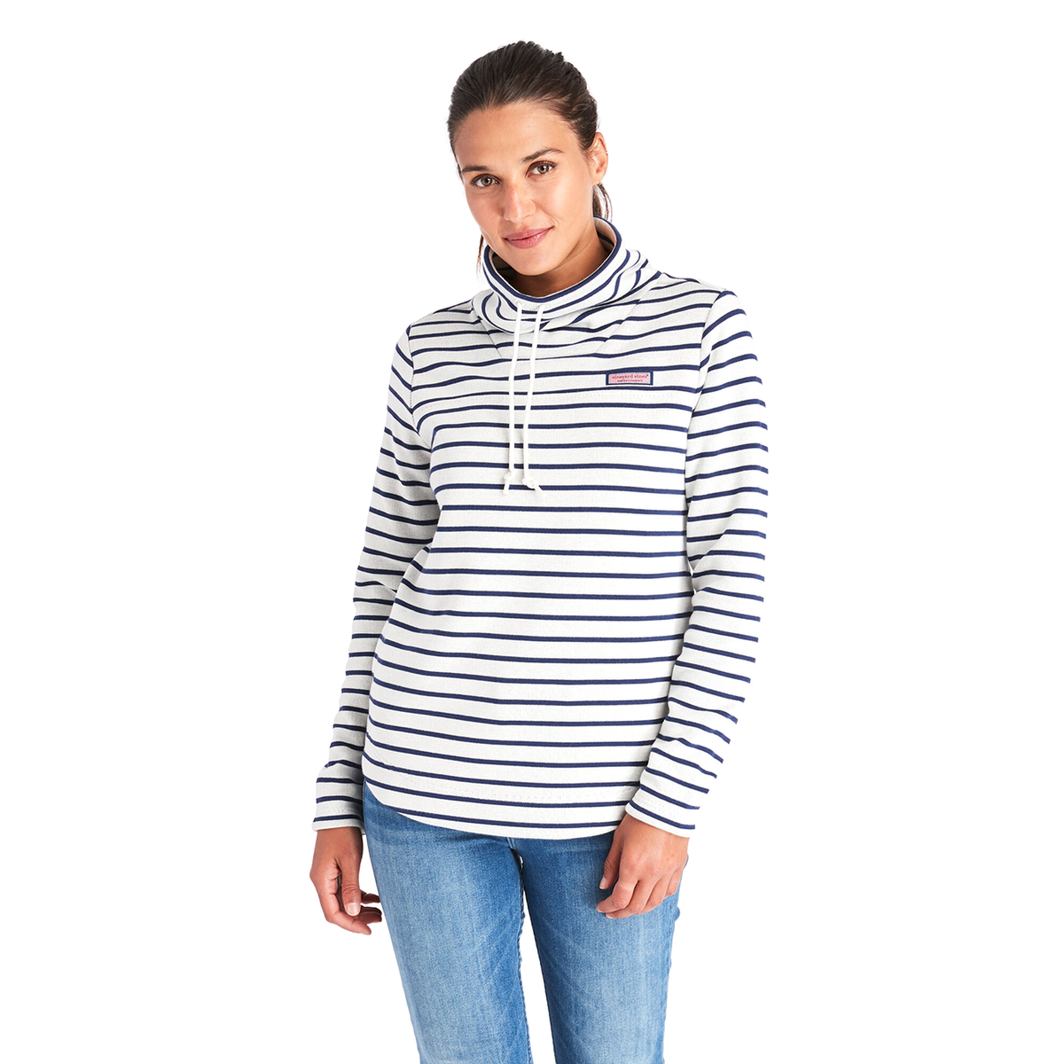 Vineyard Vines Long Sleeve Stripe Fleece Pullover PGA TOUR Superstore