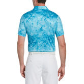 Alternate View 1 of Nature&#39;s Marble Print Short Sleeve Golf Polo Shirt