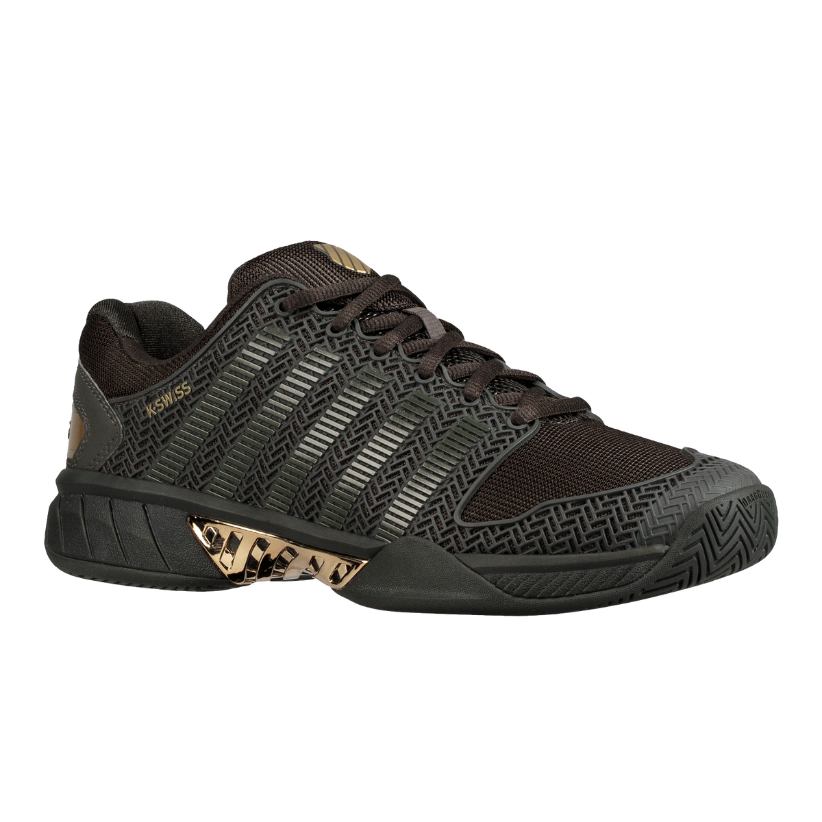 KSwiss Hypercourt Express SE Men's Tennis Shoe Black/Gold PGA TOUR Superstore