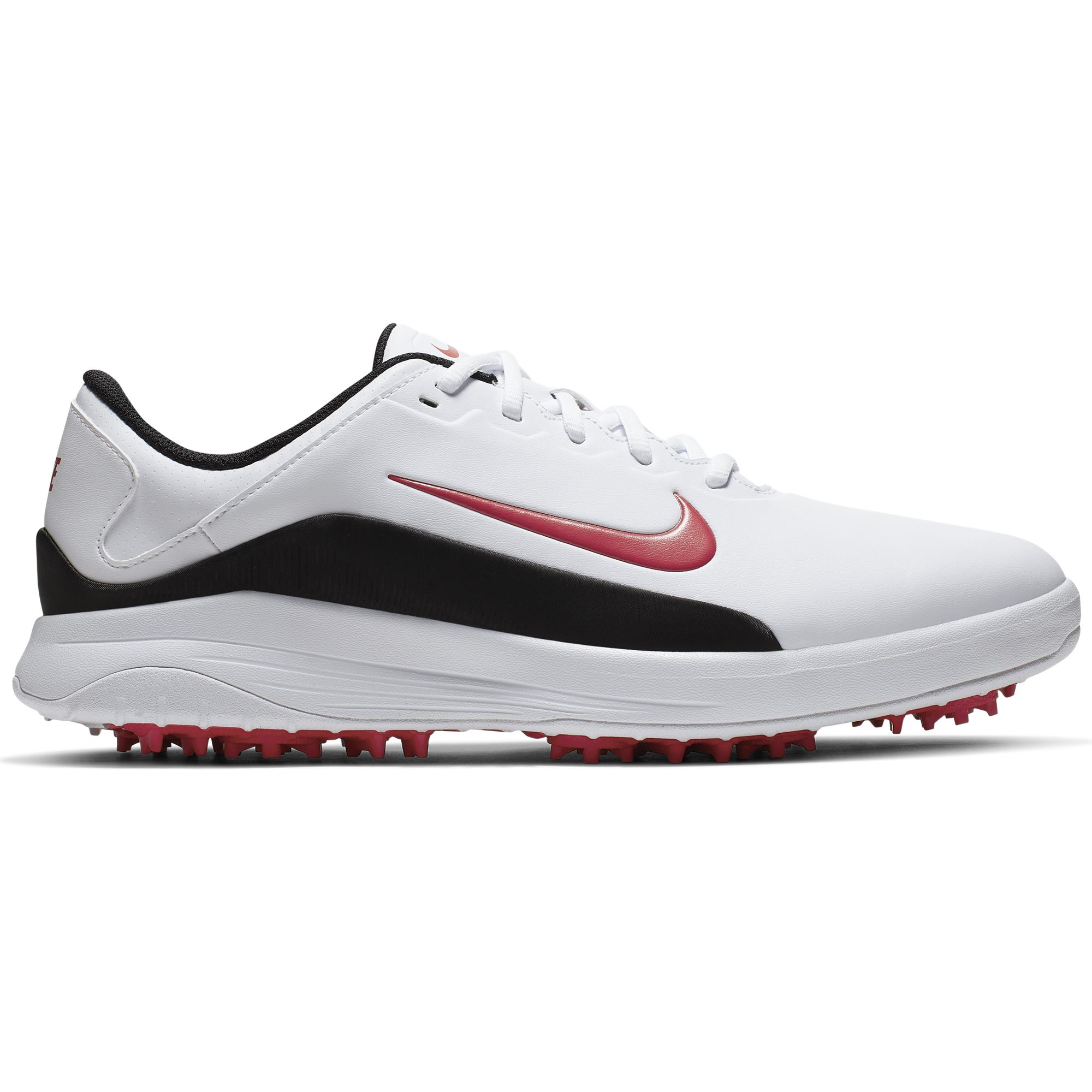 red and white nike golf shoes