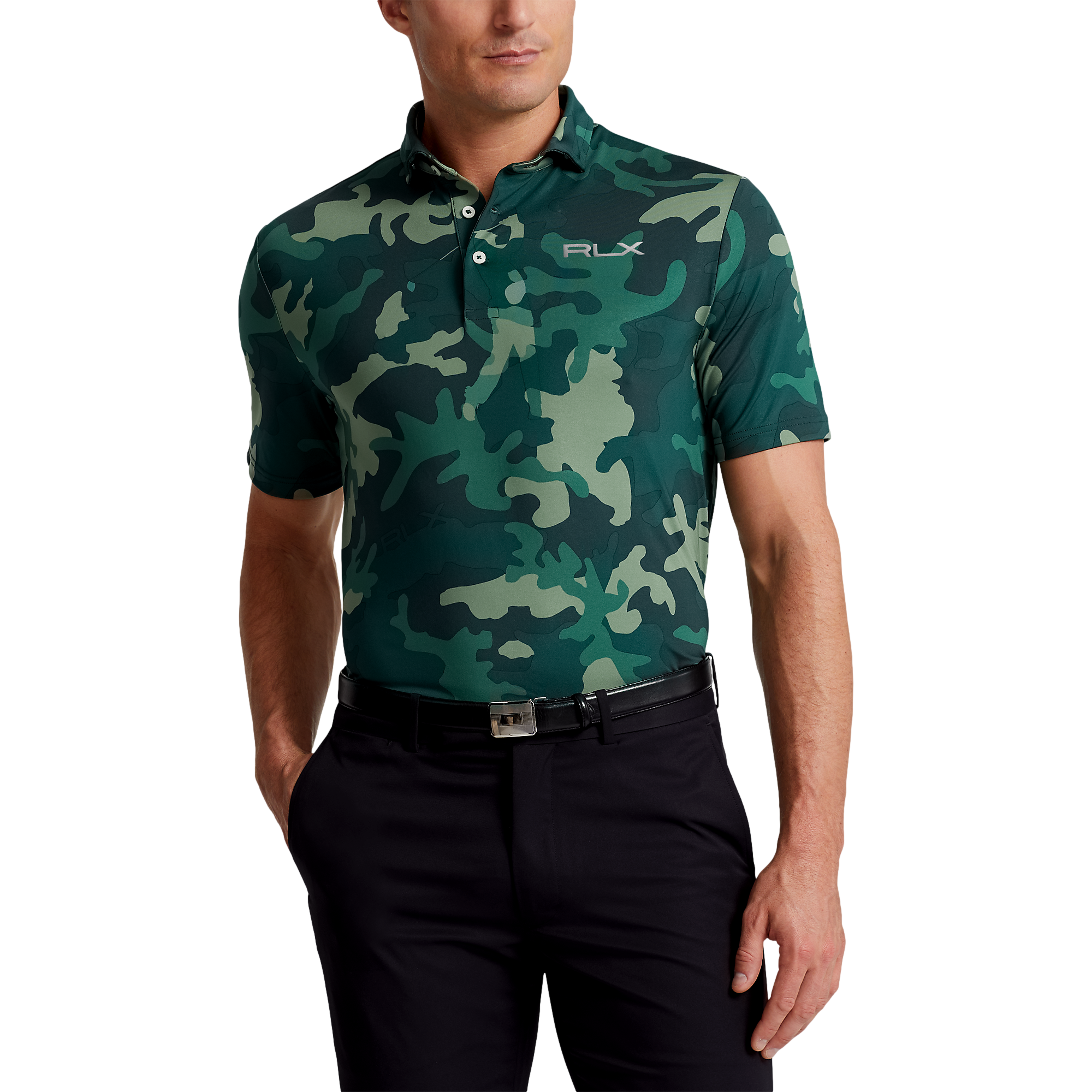 Rlx camo golf sales shirt