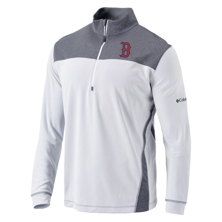 Columbia Boston Red Sox OMNI-WICK Standard Quarter Zip Pullover