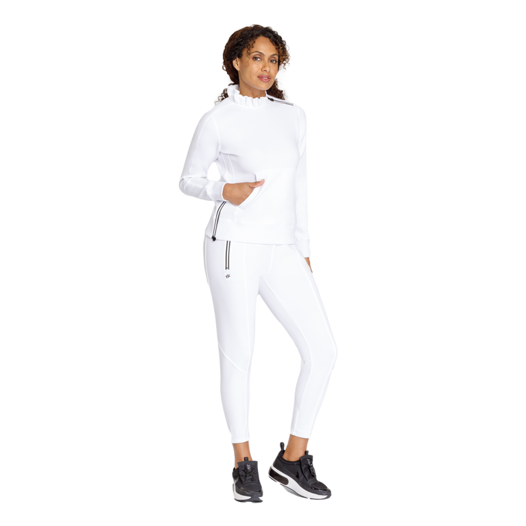 Essential Condoleezza Ruffled Collar Pull Over