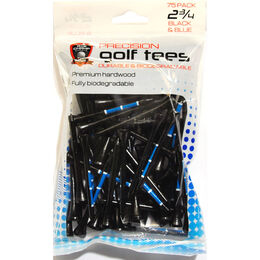 Precision Golf Tees - 2 3/4&quot; Height Control / 75 Pack