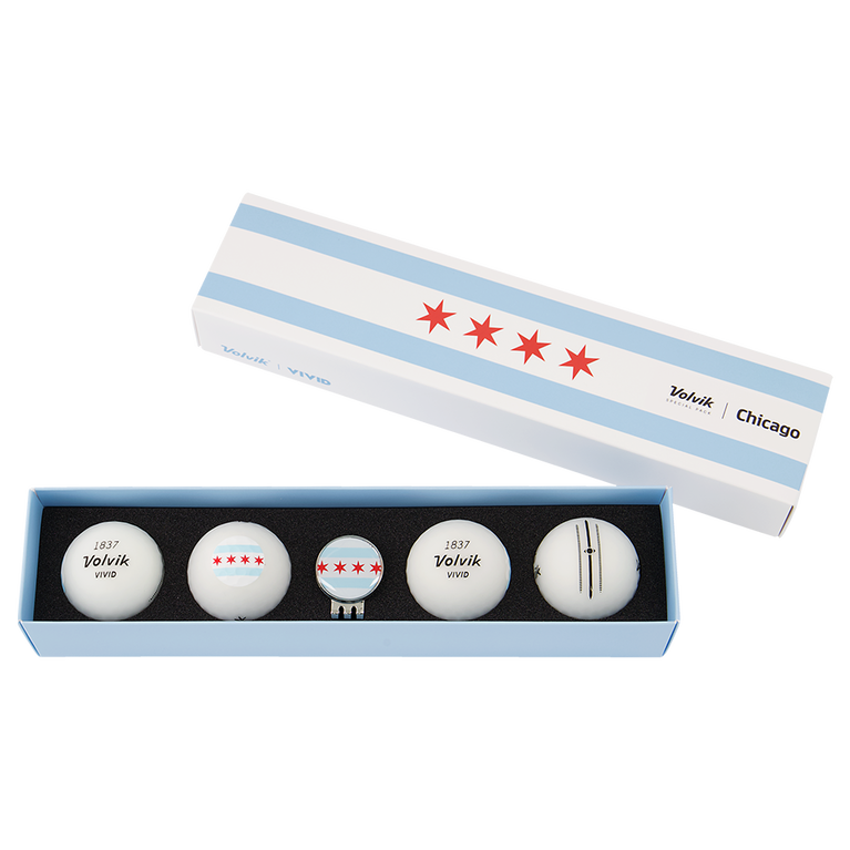 Volvik Vivid Chicago Golf Ball Gift Set PGA TOUR Superstore
