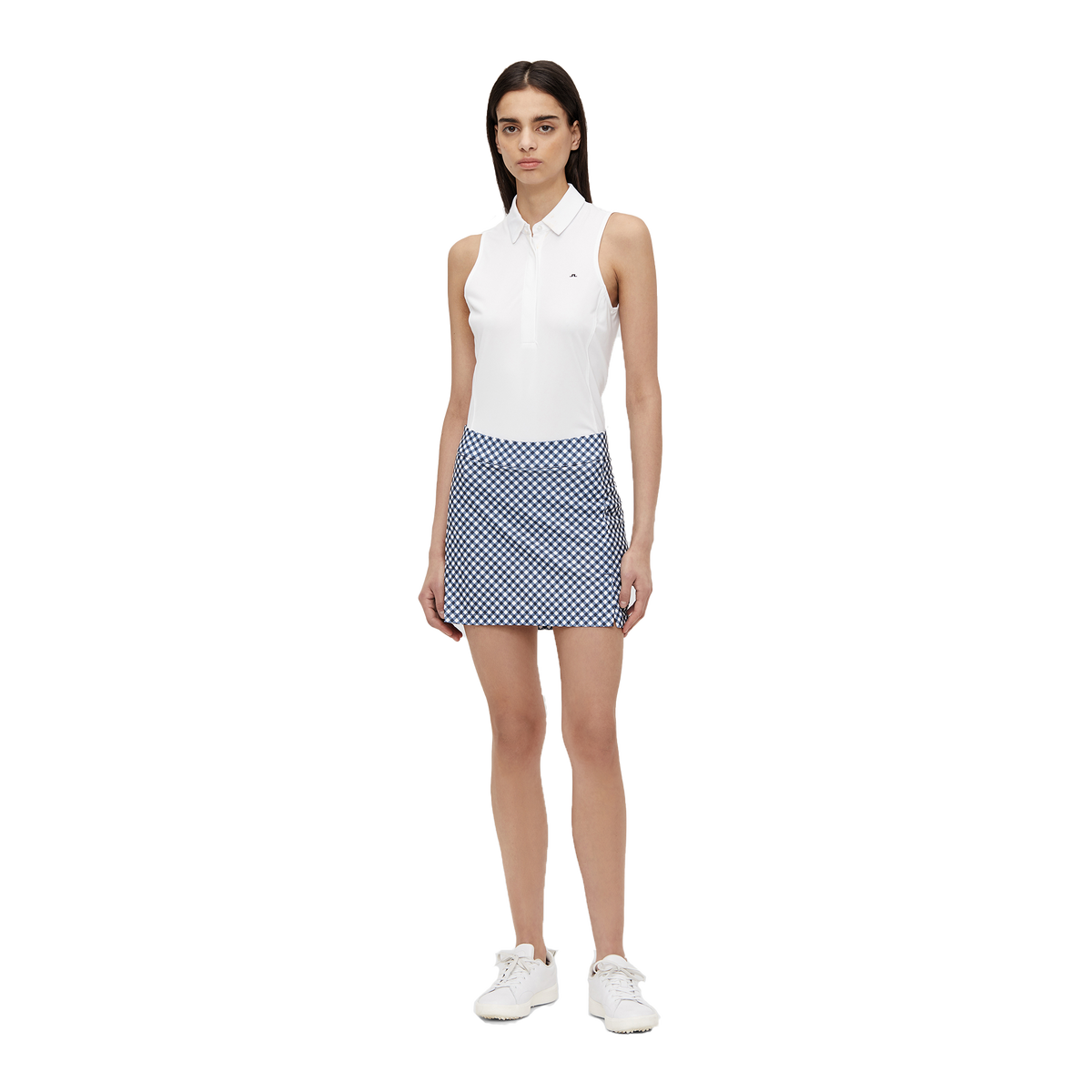 J Lindeberg Amelie 14.5" Gingham Golf Skort PGA TOUR Superstore