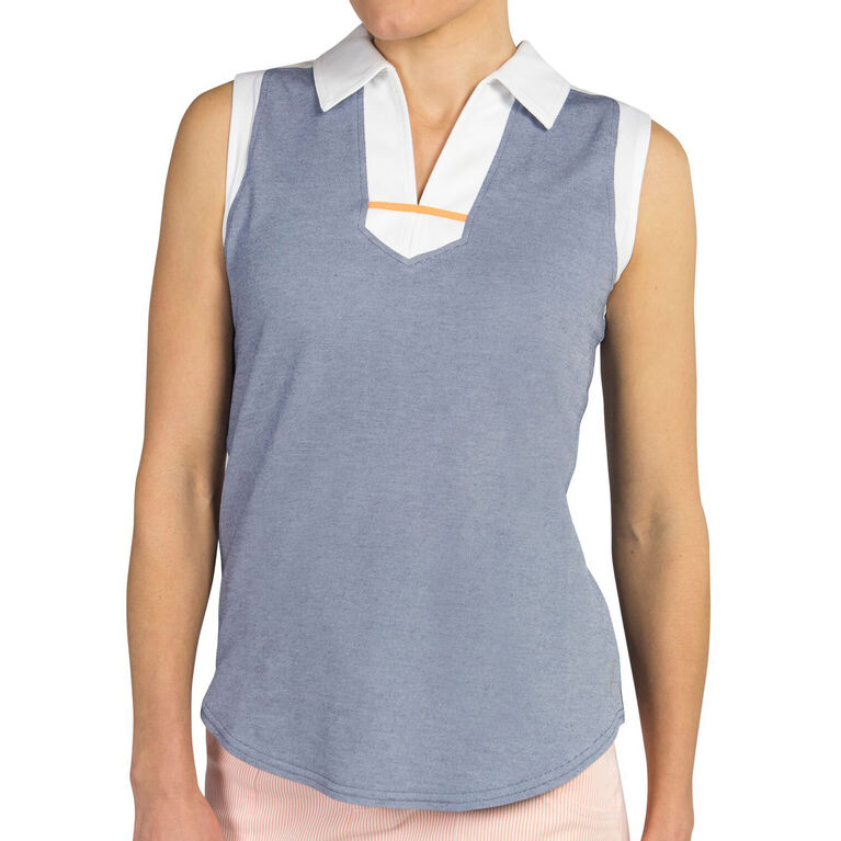 Jofit millie sleeveless polo