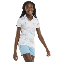 MATTR Lowlands Junior Girls Short Sleeve Polo Shirt