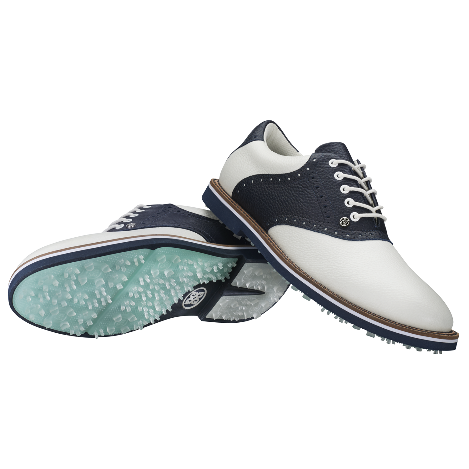 golf shoes saddle