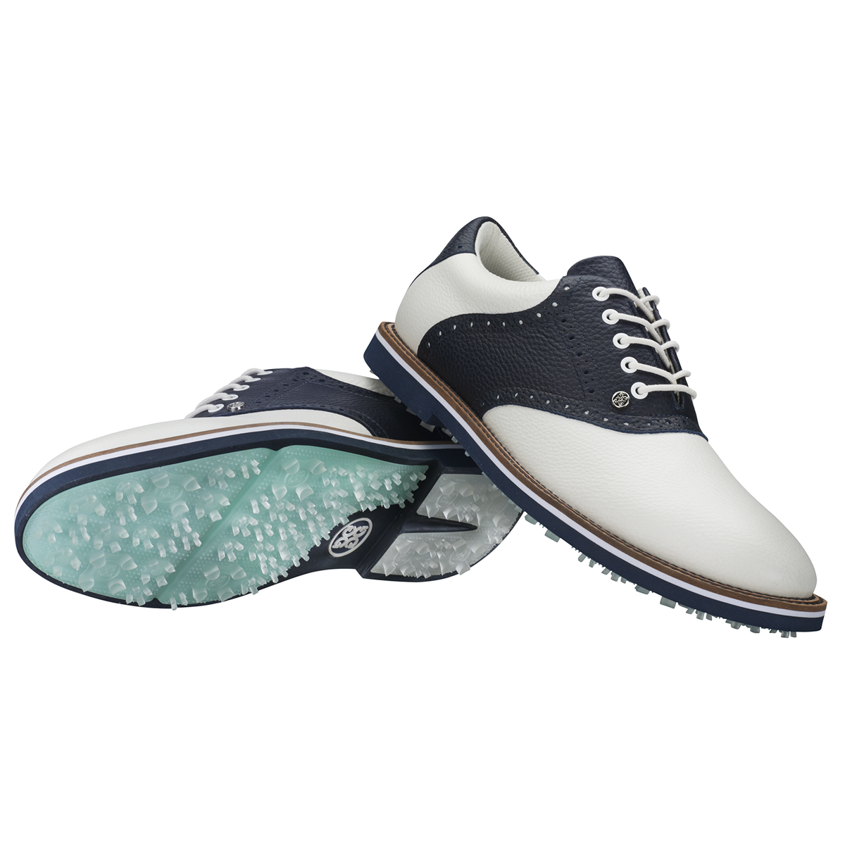 G/FORE Saddle Gallivanter Men's Golf Shoe - White/Navy | PGA TOUR ...