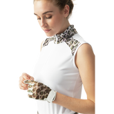 Alternate View 1 of Wild Nature Collection: Ash Animal Print Sleeveless Top