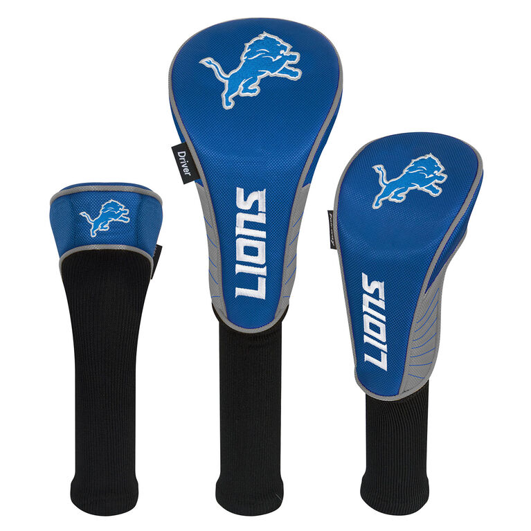 Team Effort Detroit Lions Set of 3 Headcovers