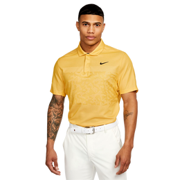 Yellow nike golf shirt discount