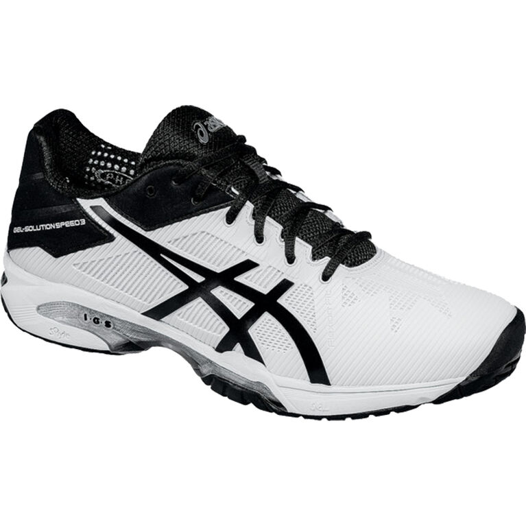 Asics Gel-Solution Speed 3 Tennis Shoe - White/Black | PGA Superstore