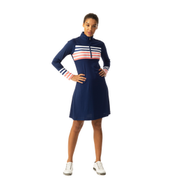 Anja Striped Long Sleeve Dress