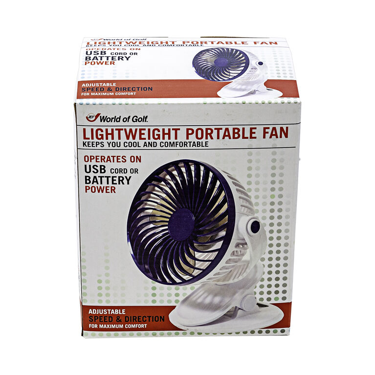 Portable Mini Golf Cart Fan