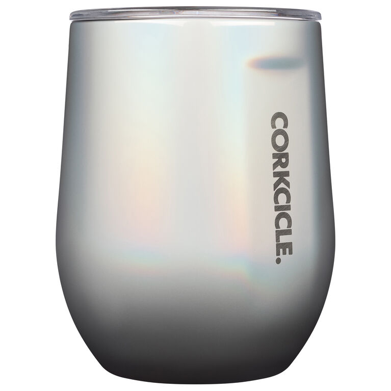 Corkcicle 12 oz Stemless Wine Glass, Triple Insulated Stainless