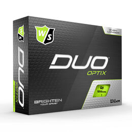 DUO Optix Green Golf Balls - Personalized