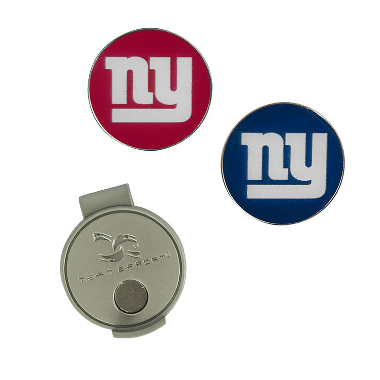 Team Effort New York Giants Hat Clip &amp; Ball Marker