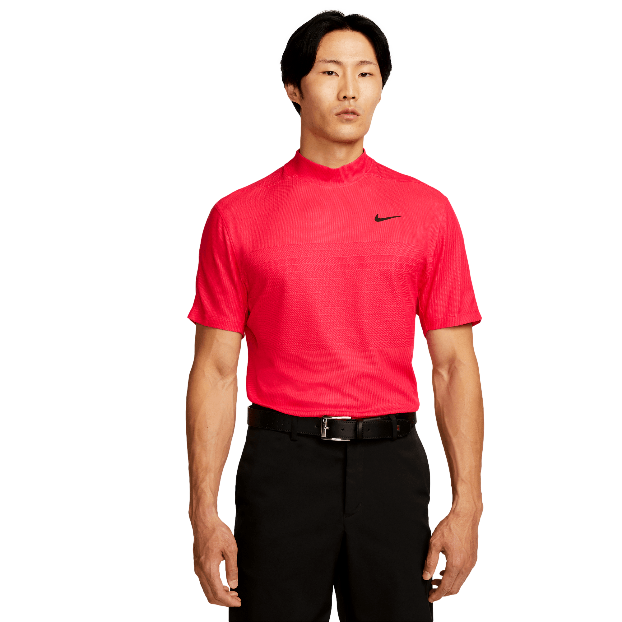 tw mock neck polo