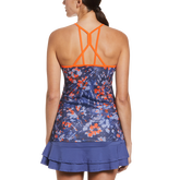 Alternate View 1 of Floral Splatter Print Women&#39;s Tennis Tank Top
