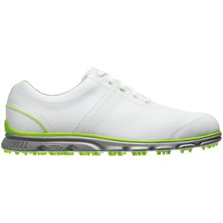 Footjoy Dryjoy Tour Casual Men S Golf Shoe White Lime Pga Tour