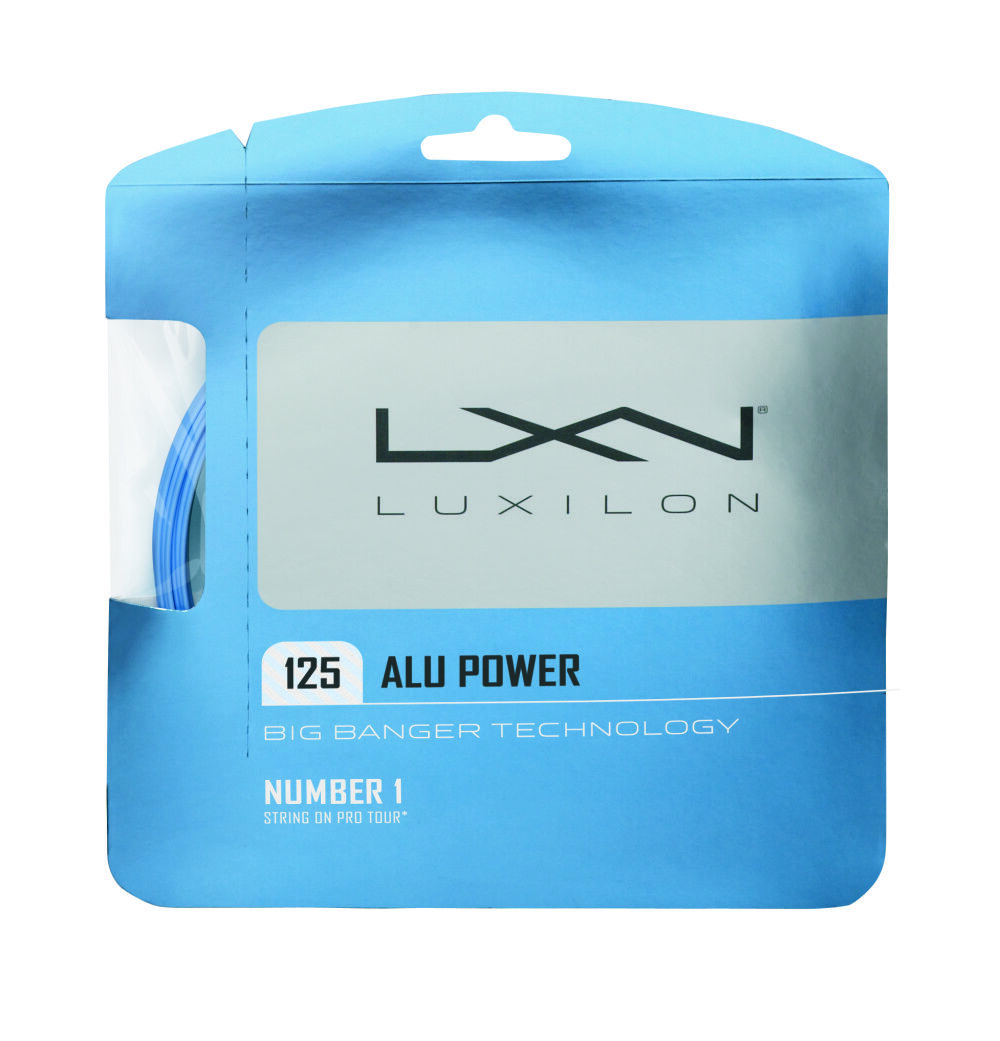 Luxilon ALU Power 16L String Silver Shop Quality Luxilon Tennis