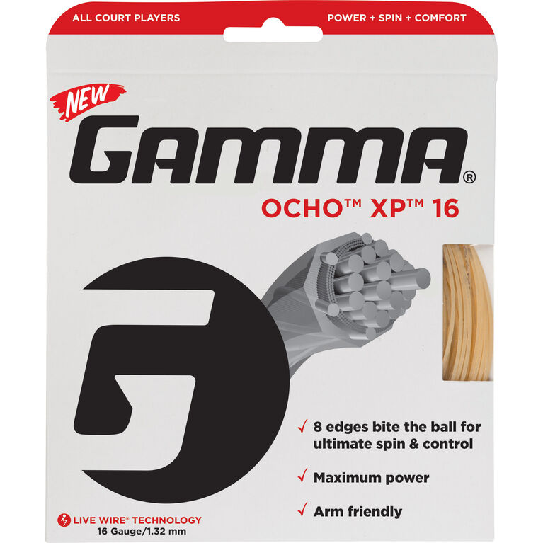 Gamma Ocho XP 16 Gauge String - Silver