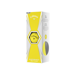 SuperHot Bold Yellow Golf Balls 15 Pack - Personalized