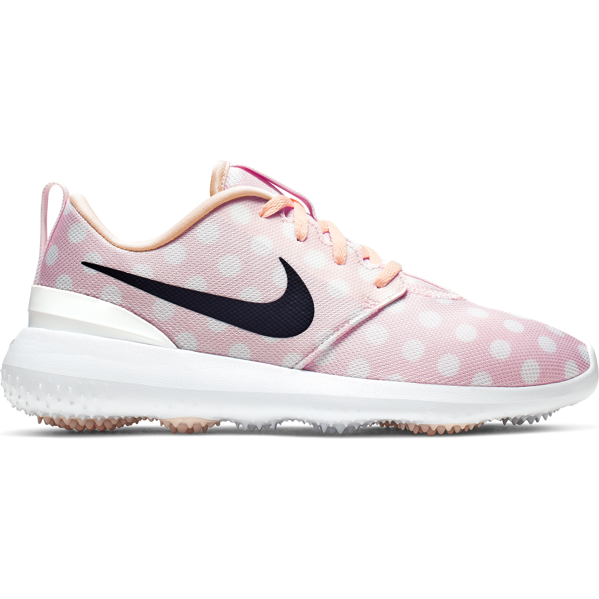 nike roshe pink white