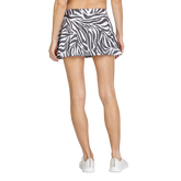 Alternate View 2 of Jungle Oasis Collection: Amethyst Zebra Print Flounce Pull-On 12.5&quot; Skort