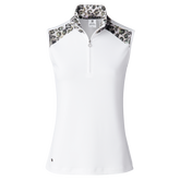 Alternate View 3 of Wild Nature Collection: Ash Animal Print Sleeveless Top
