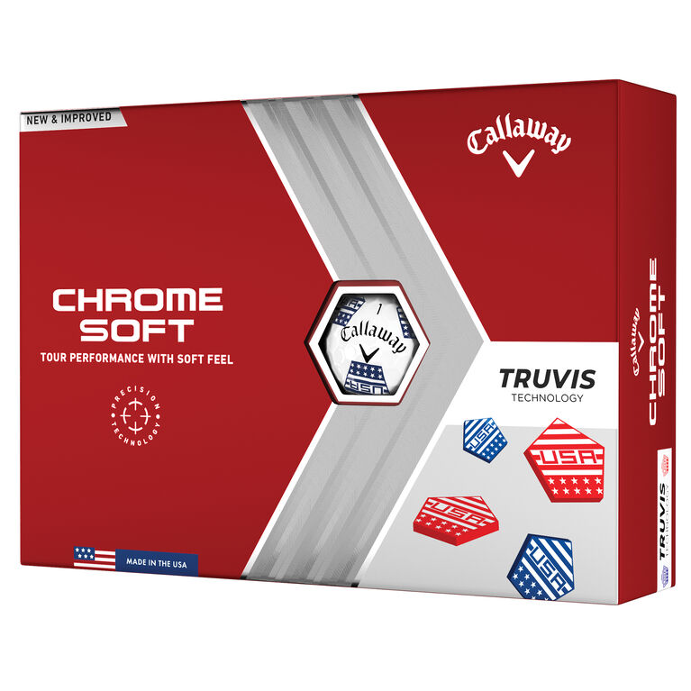 Callaway Chrome Soft USA Truvis Golf Balls PGA TOUR Superstore