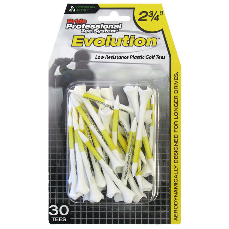 Pride Golf Evolution 2-3/4&quot; Tees 24-Pack