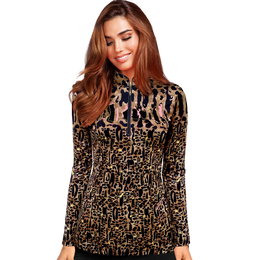 Sugar Angel Collection: Rainforest  Quarter Zip Pull Over