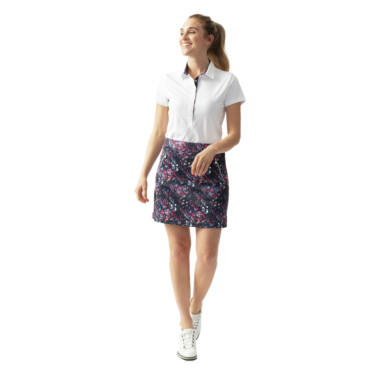 Sportif Dot Collection: Stacey Short Sleeve Polo Shirt